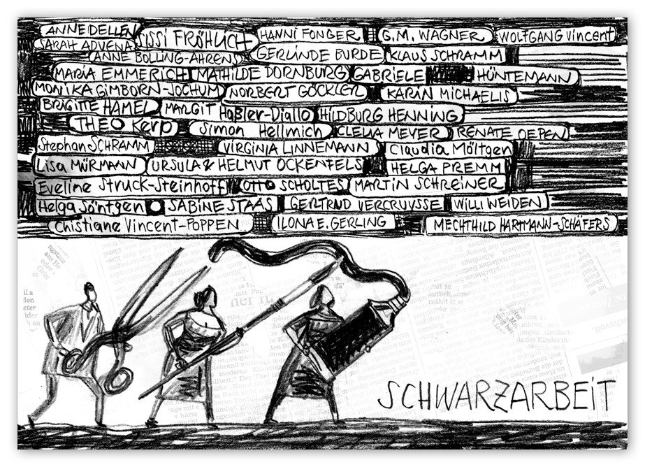 Schwarzarbeit – Sommerfest und Mitgliederausstellung