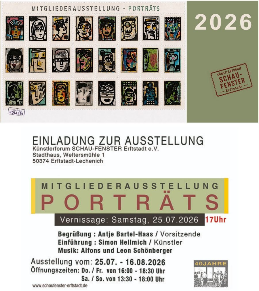 Mitgliederausstellung Porträts
